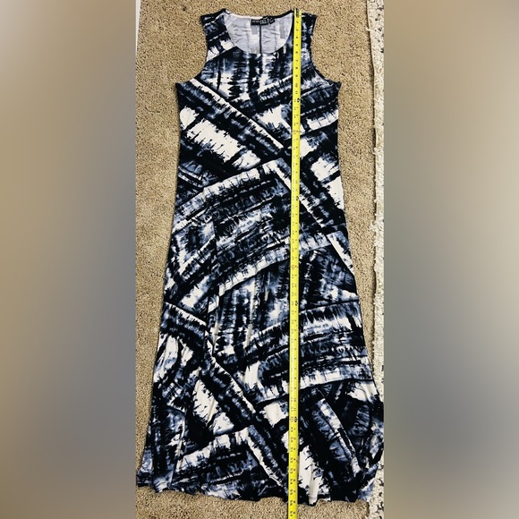 Attitudes by Renée Maxi Dress – L Black/Grey/White - Picture 8 of 15